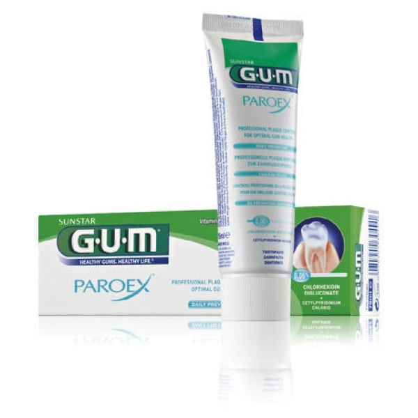 GUM Paroex Zahnpasta 0,06% CHX 75 ml